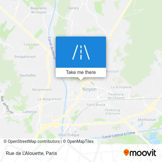 Rue de L'Alouette map