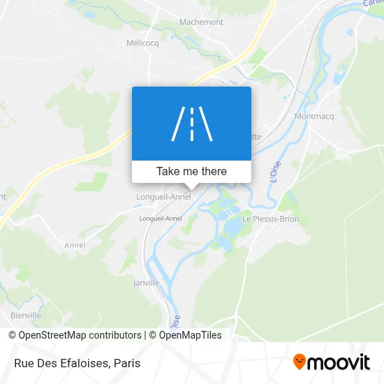 Rue Des Efaloises map