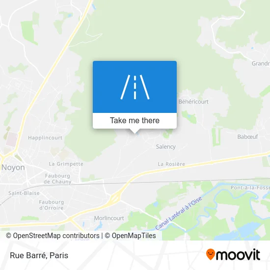 Rue Barré map