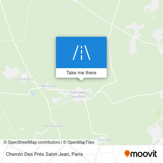 Chemin Des Prés Saint-Jean map