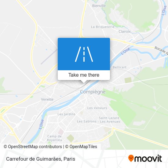 Carrefour de Guimarães map