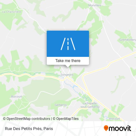 Rue Des Petits Prés map