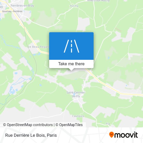 Rue Derrière Le Bois map