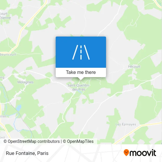 Rue Fontaine map