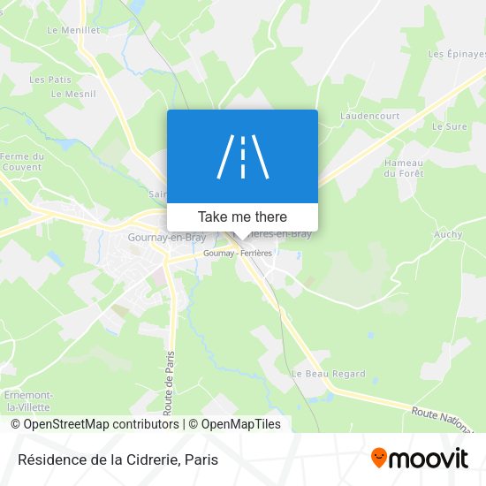 Résidence de la Cidrerie map