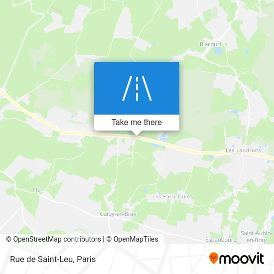 Rue de Saint-Leu map