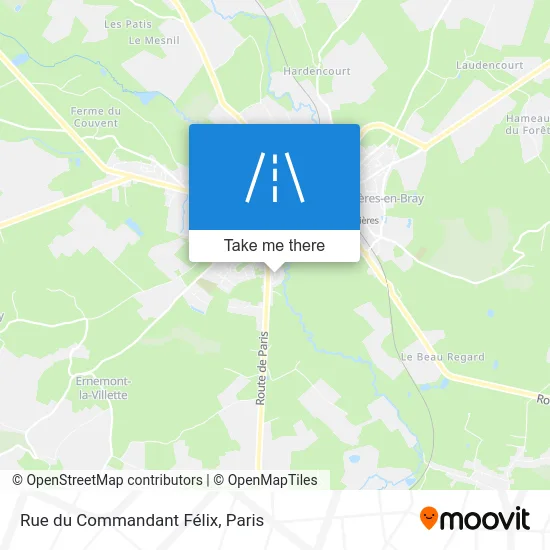 Rue du Commandant Félix map