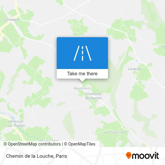 Chemin de la Louche map