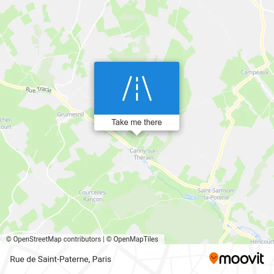 Rue de Saint-Paterne map