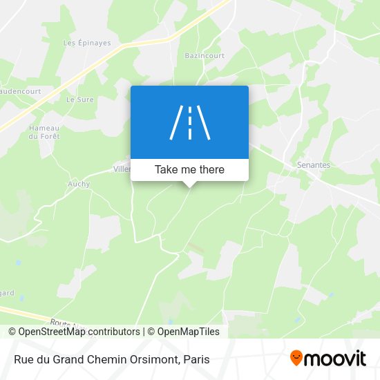 Rue du Grand Chemin Orsimont map