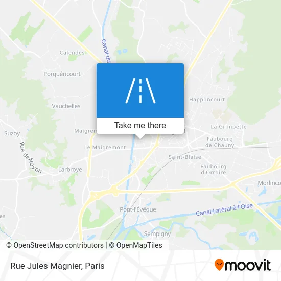 Rue Jules Magnier map
