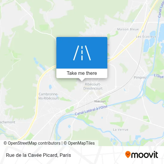 Rue de la Cavée Picard map