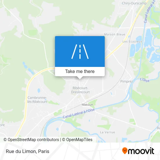 Rue du Limon map