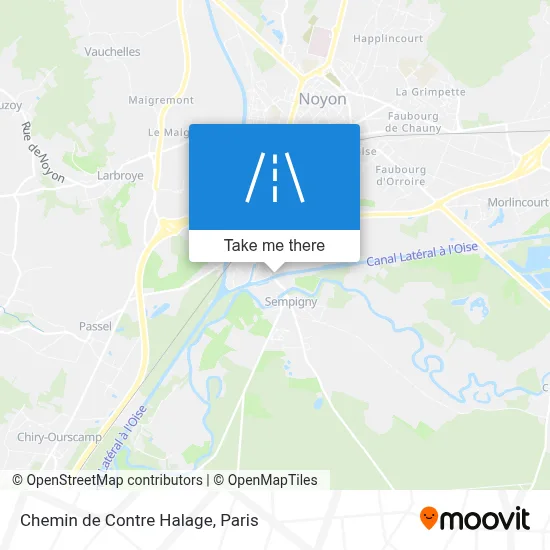 Chemin de Contre Halage map