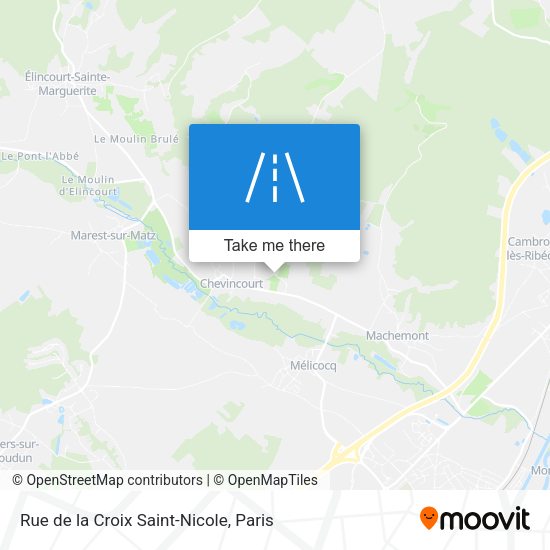 Rue de la Croix Saint-Nicole map