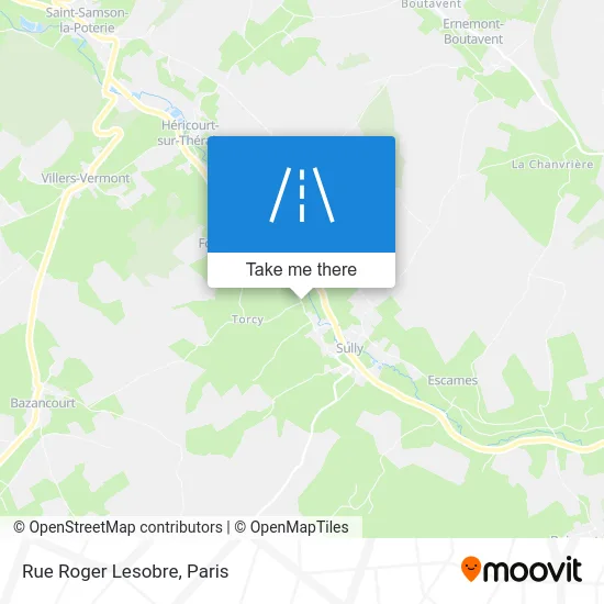 Rue Roger Lesobre map