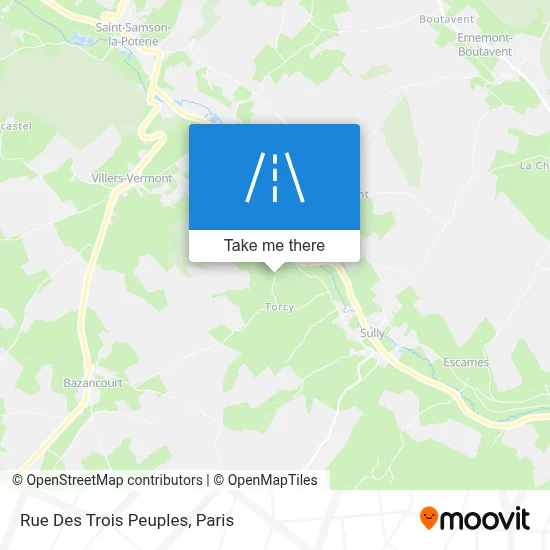 Rue Des Trois Peuples map