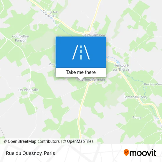 Rue du Quesnoy map