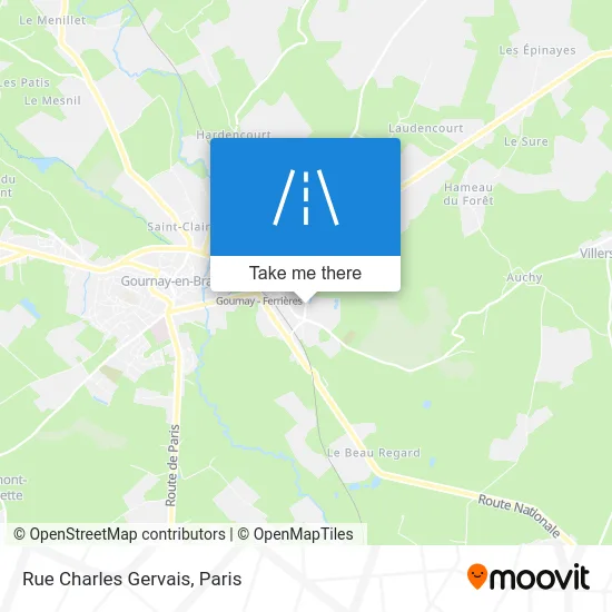 Rue Charles Gervais map
