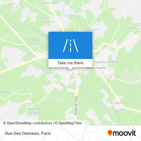 Rue Des Oseraies map