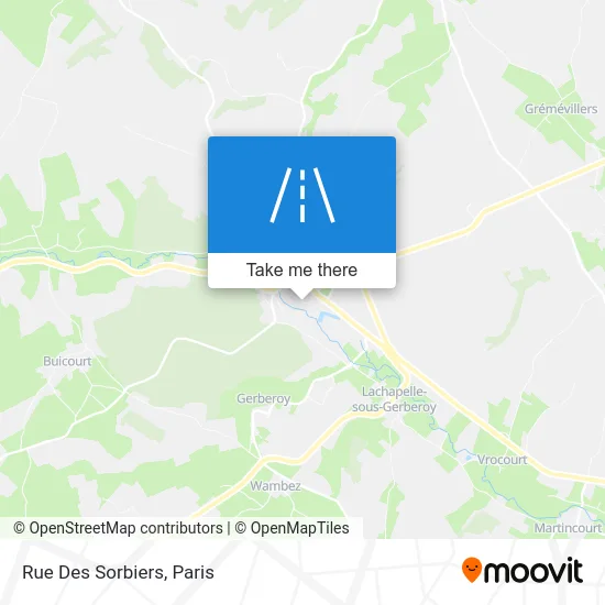 Rue Des Sorbiers map