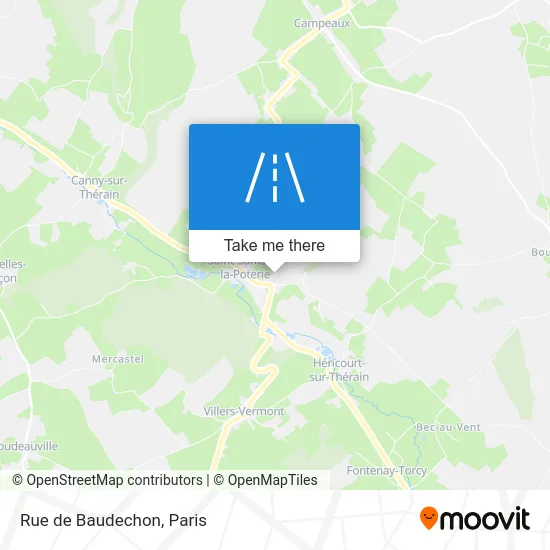 Rue de Baudechon map