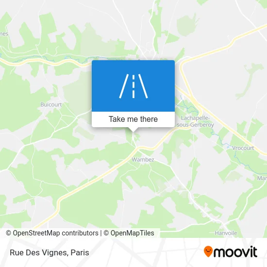 Rue Des Vignes map
