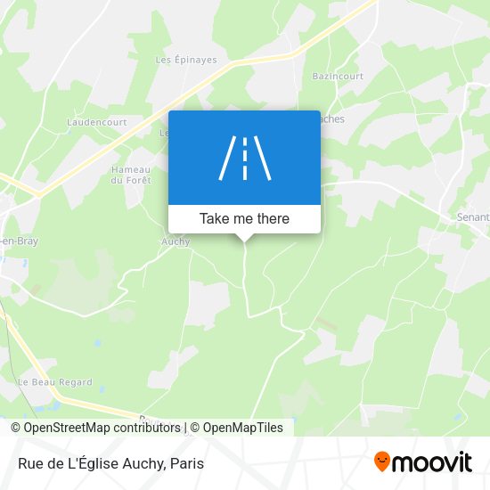 Rue de L'Église Auchy map
