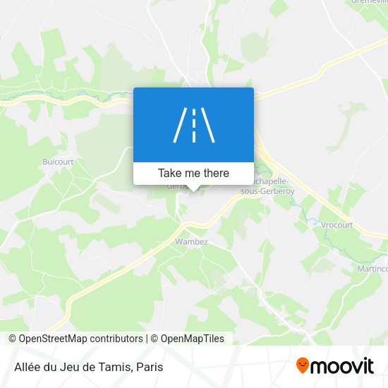 Allée du Jeu de Tamis map