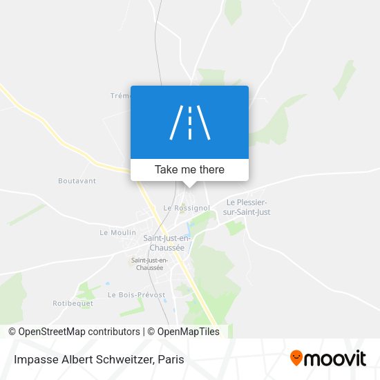 Impasse Albert Schweitzer map