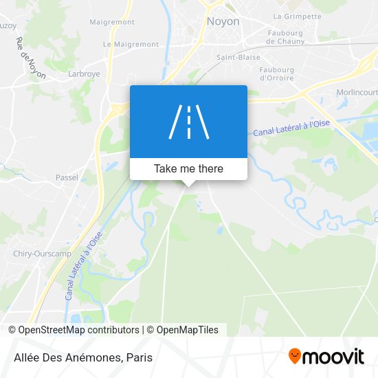 Allée Des Anémones map