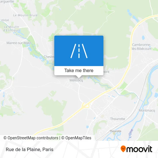 Rue de la Plaine map