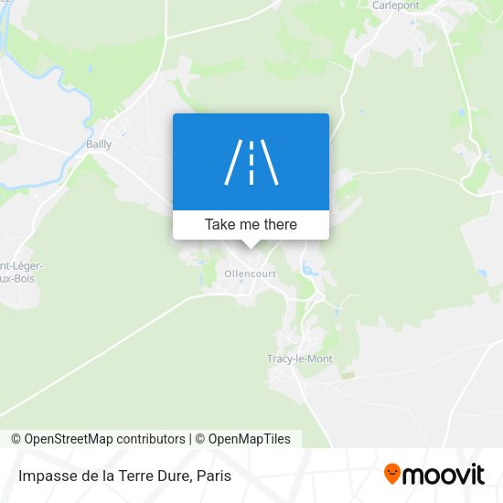 Impasse de la Terre Dure map
