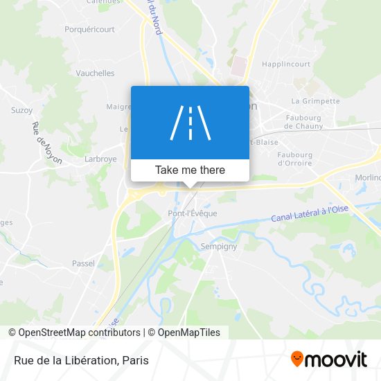 Rue de la Libération map