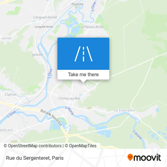 Rue du Sergenteret map