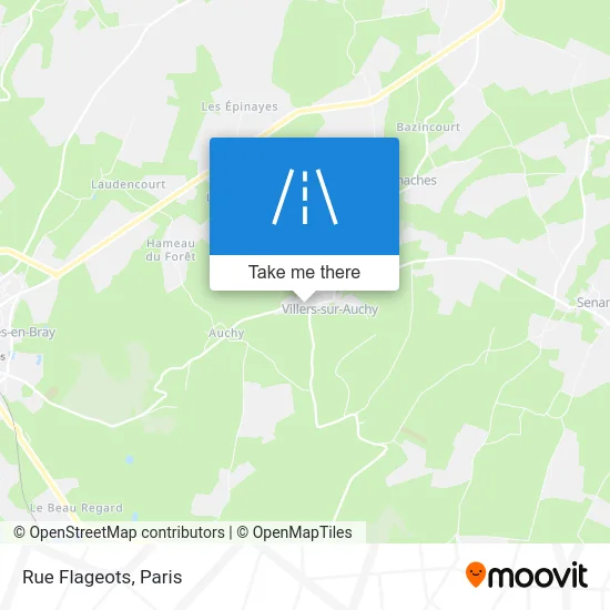 Rue Flageots map
