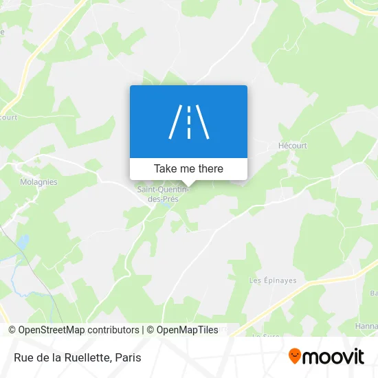 Rue de la Ruellette map