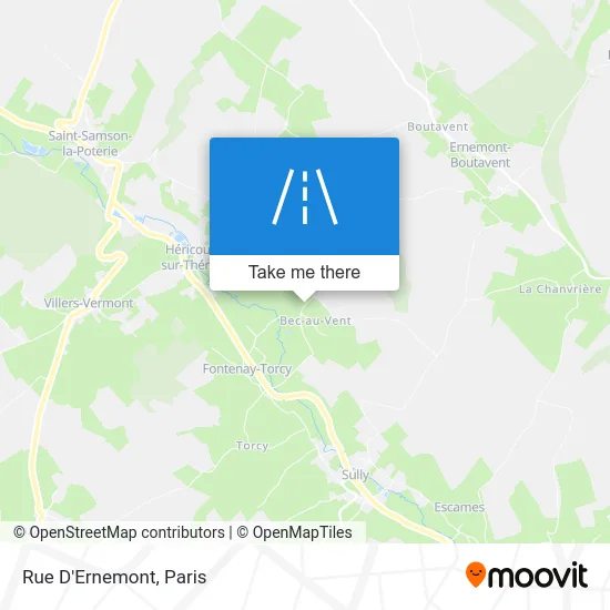 Rue D'Ernemont map