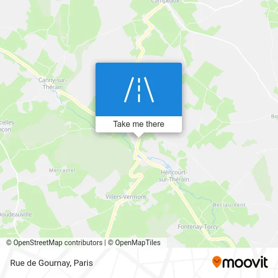Rue de Gournay map