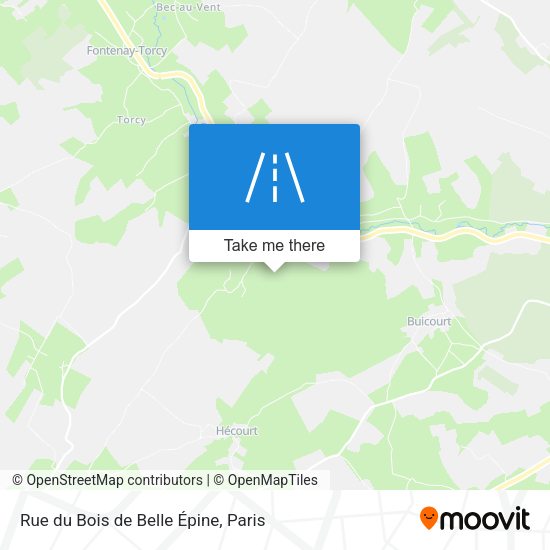 Rue du Bois de Belle Épine map