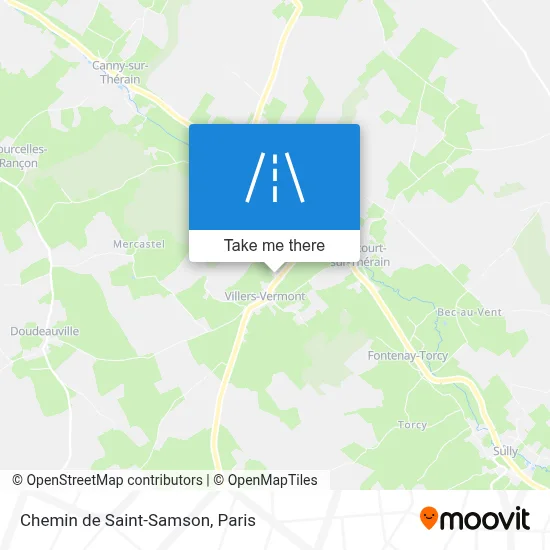 Chemin de Saint-Samson map