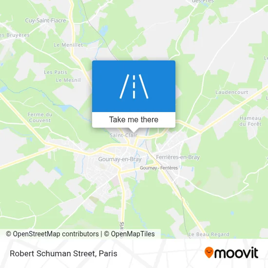 Rue Robert Schuman map