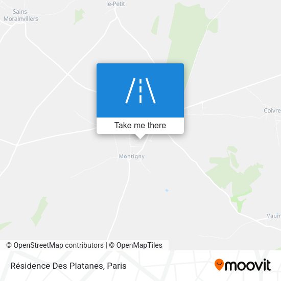 Résidence Des Platanes map