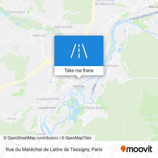 Rue du Maréchal de Lattre de Tassigny map