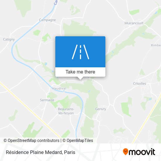 Résidence Plaine Medard map