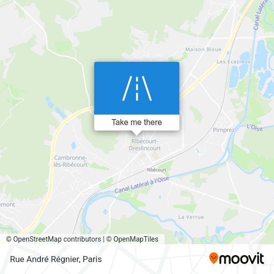 Rue André Régnier map