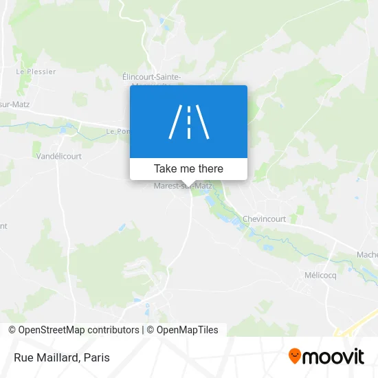 Rue Maillard map