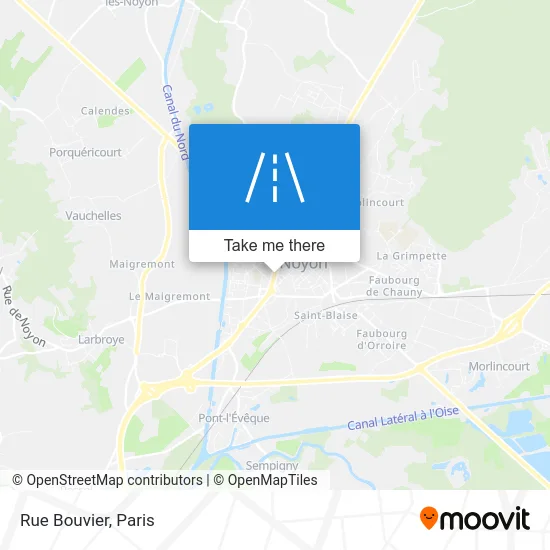 Rue Bouvier map