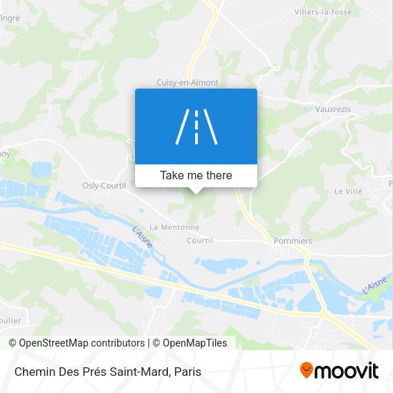 Chemin Des Prés Saint-Mard map