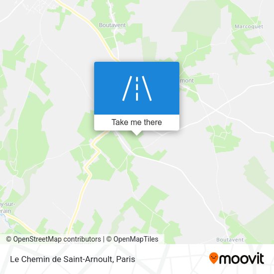 Le Chemin de Saint-Arnoult map